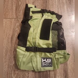 K9 SportSack Lime Green Pet Carrier Backpack Sz S NWOT PetCo